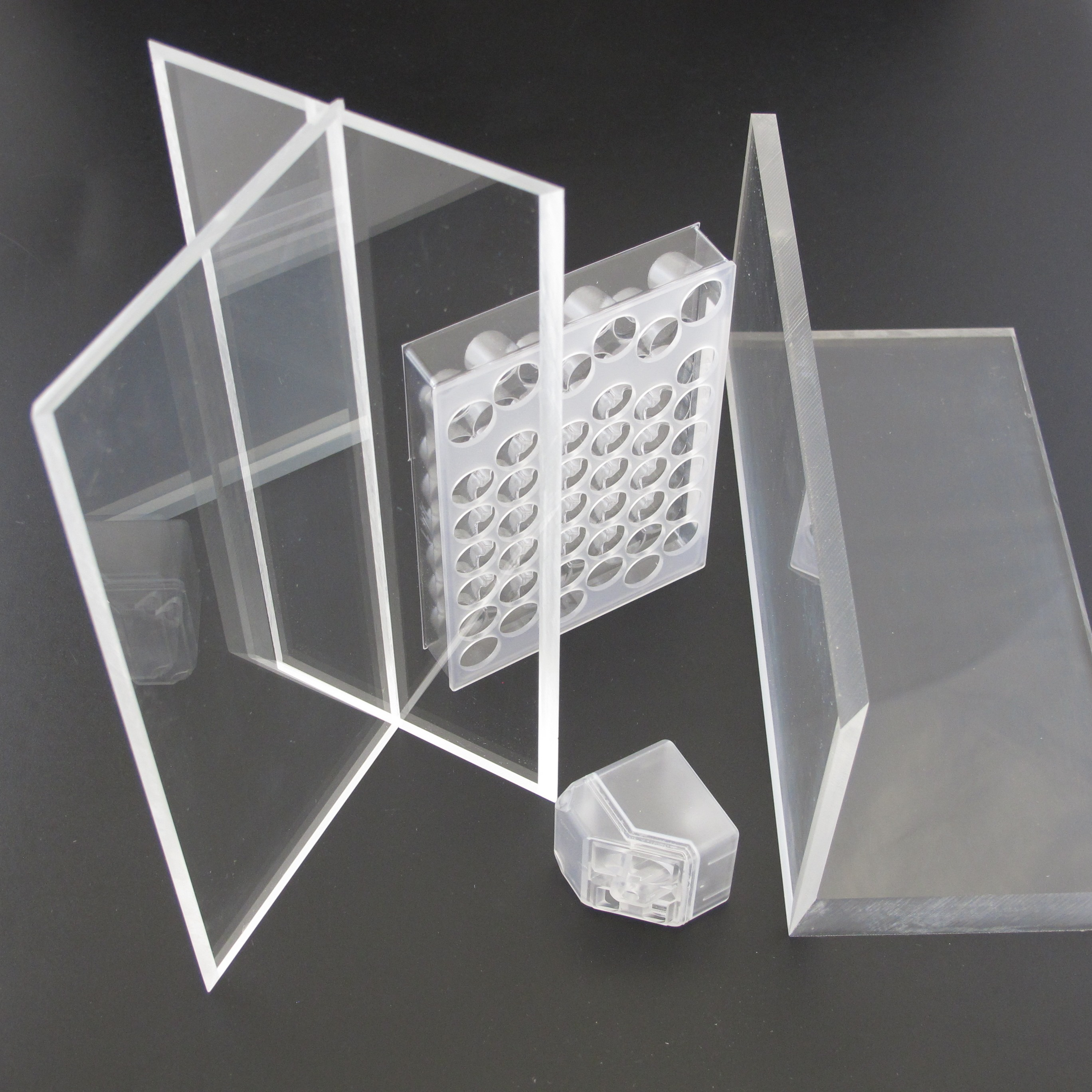 Transparente Teile