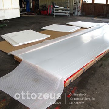 Neuverblechung von liegenden Flächen