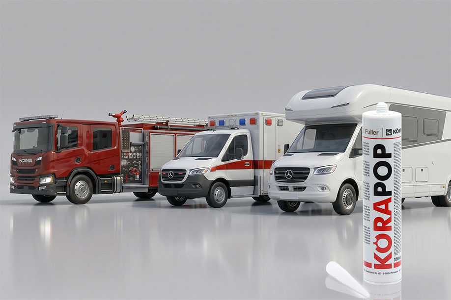 Verbindungen nach Maß für Fahrzeugaufbau, Ausbau und Reparatur